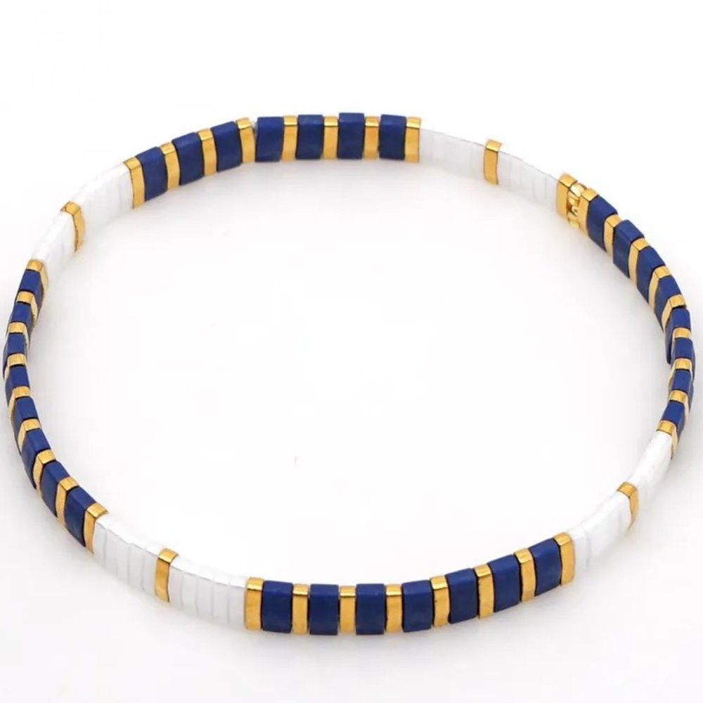 Miyuki Tila Bead Bracelet